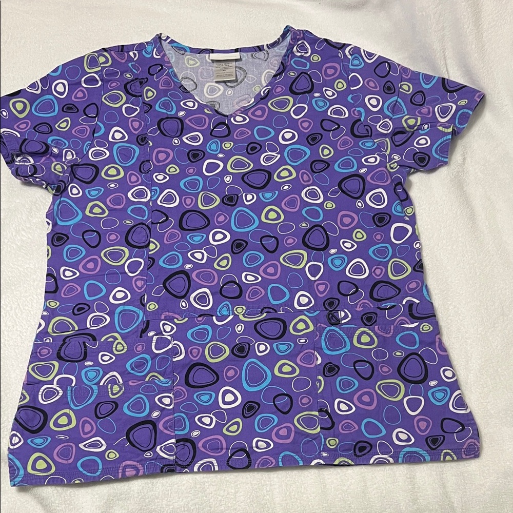 Scrub Purple and Black